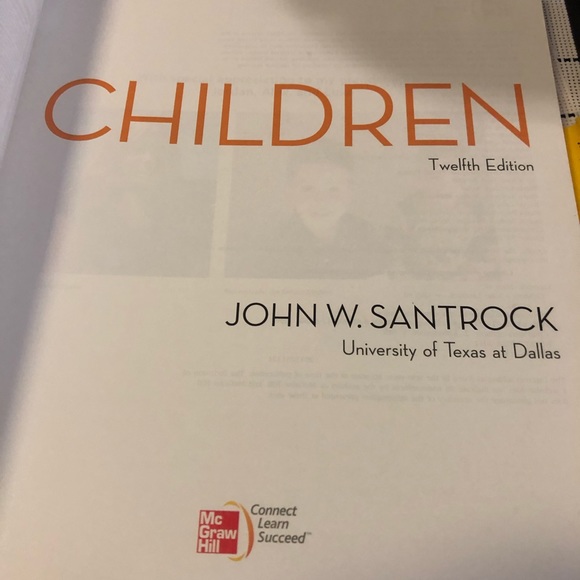 Children by John W. Santrock..Twelfth edition - Picture 2 of 3